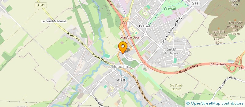 localisation de l'entreprise MADAME LAURENCE SITKO  HOUDAIN