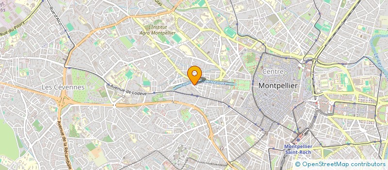 localisation de l'entreprise MADAME LAURENCE SOLEILHAVOUP à MONTPELLIER