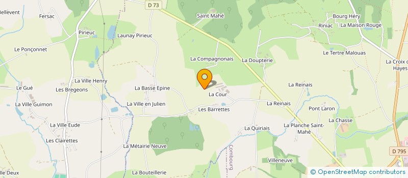 localisation de l'entreprise MADAME LAURENCE SORIN à COMBOURG