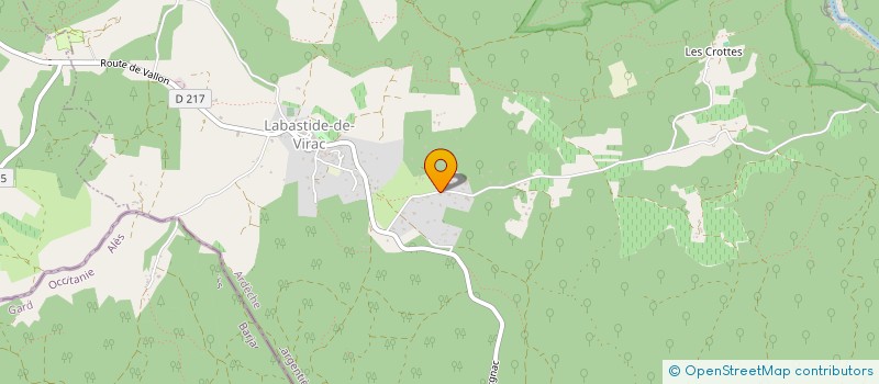 localisation de l'entreprise MADAME LAURENCE SOSSO  LABASTIDE-DE-VIRAC