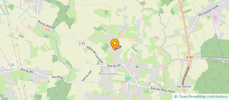 localisation de l'entreprise MADAME LAURENCE SPRIET à BOUVIGNIES