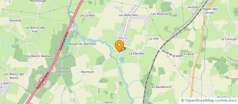 localisation de l'entreprise MADAME LAURENCE STABE  BENY