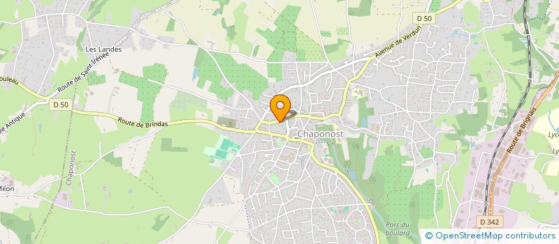 localisation de l'entreprise MADAME LAURENCE STEFANIAK  CHAPONOST