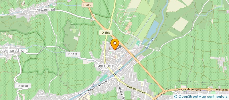 localisation de l'entreprise MADAME LAURENCE STOECKLIN  INGERSHEIM