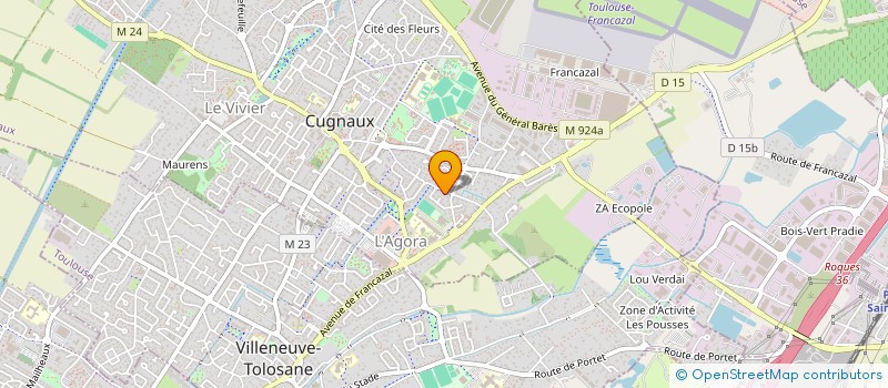 localisation de l'entreprise MADAME LAURENCE STRAUSS à CUGNAUX
