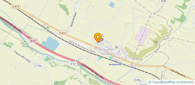 localisation de l'entreprise MADAME LAURENCE SUBBIOTTO  AVIGNONET-LAURAGAIS