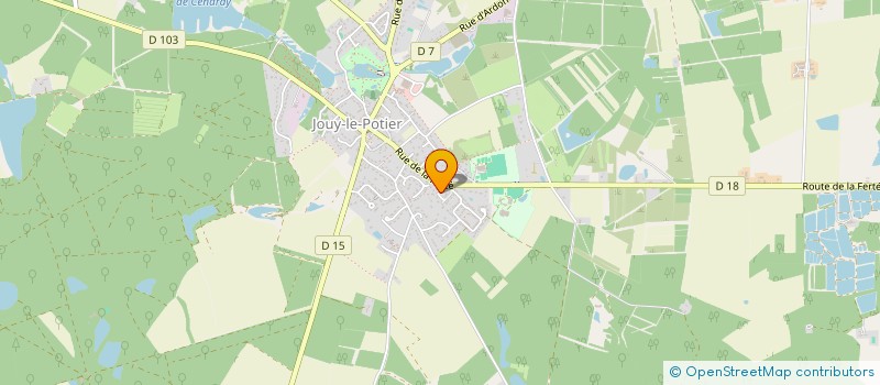localisation de l'entreprise MADAME LAURENCE SURJUS à JOUY-LE-POTIER