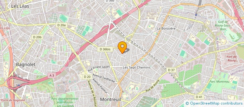 localisation de l'entreprise MADAME LAURENCE TAILLEUR à MONTREUIL