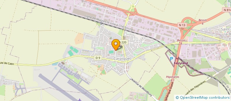 localisation de l'entreprise MADAME LAURENCE TAILPIED  CARPIQUET