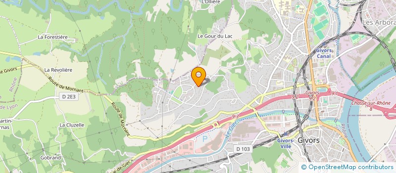 localisation de l'entreprise MADAME LAURENCE TASSEL à GIVORS