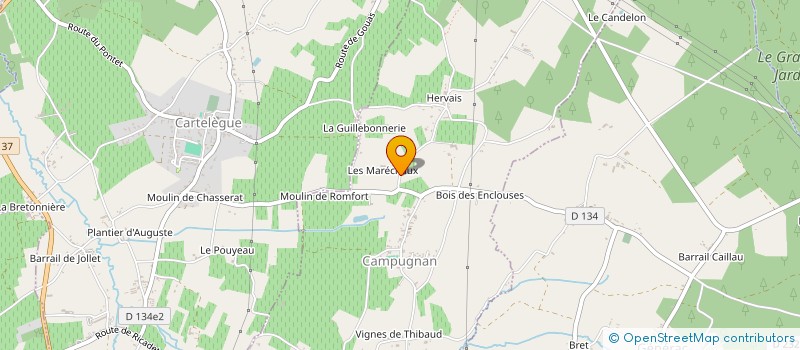 localisation de l'entreprise MADAME LAURENCE TAVERNIER  CAMPUGNAN