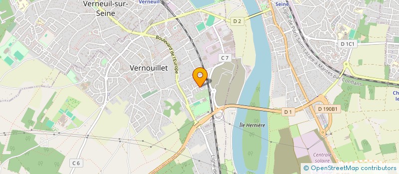 localisation de l'entreprise MADAME LAURENCE TEMPERE à VERNOUILLET