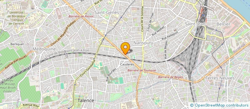 localisation de l'entreprise MADAME LAURENCE TEPEY  BORDEAUX