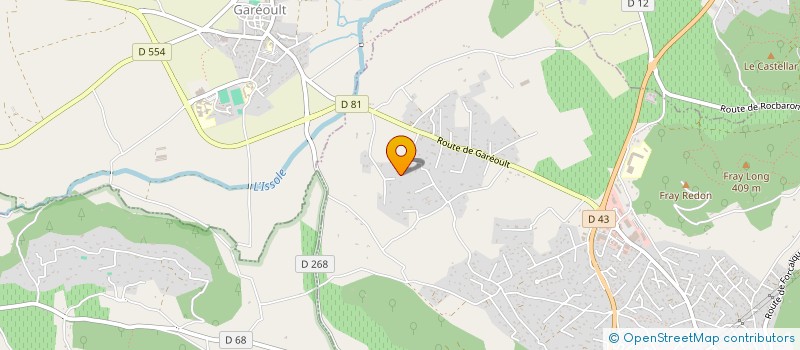 localisation de l'entreprise MADAME LAURENCE THEVENET  ST MAXIMIN LA STE BAUME