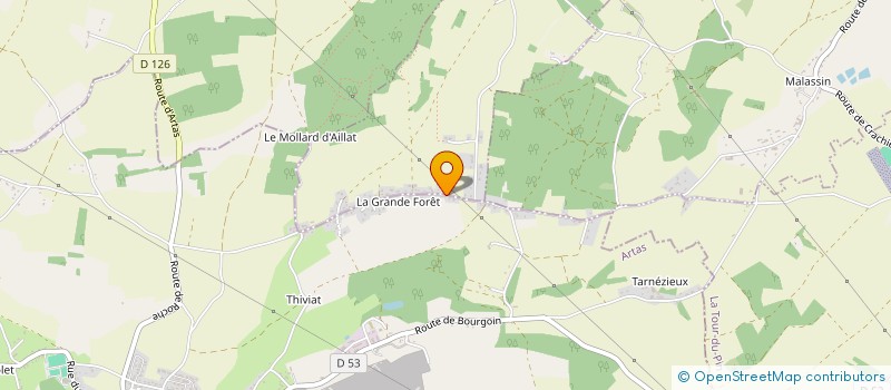 localisation de l'entreprise MADAME LAURENCE THEVENON  FOUR