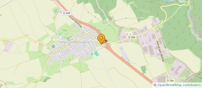localisation de l'entreprise MADAME LAURENCE THIBO  VILLERS-LA-MONTAGNE
