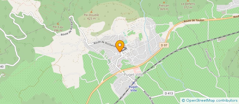 localisation de l'entreprise MADAME LAURENCE THIERRI  PUGET-VILLE