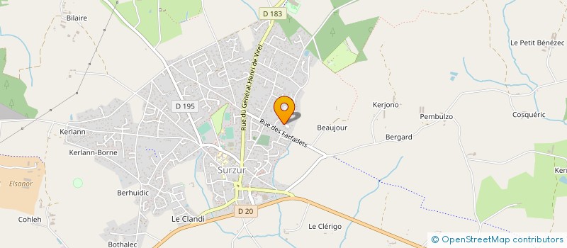 localisation de l'entreprise MADAME LAURENCE THIERRY  SURZUR