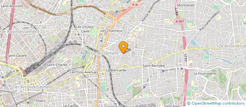 localisation de l'entreprise MADAME LAURENCE TIOUCHICHINE à MARSEILLE