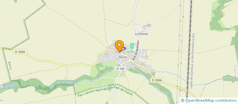 localisation de l'entreprise MADAME LAURENCE TIXIER à BARON
