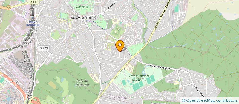 localisation de l'entreprise MADAME LAURENCE TOBOUL  SUCY-EN-BRIE