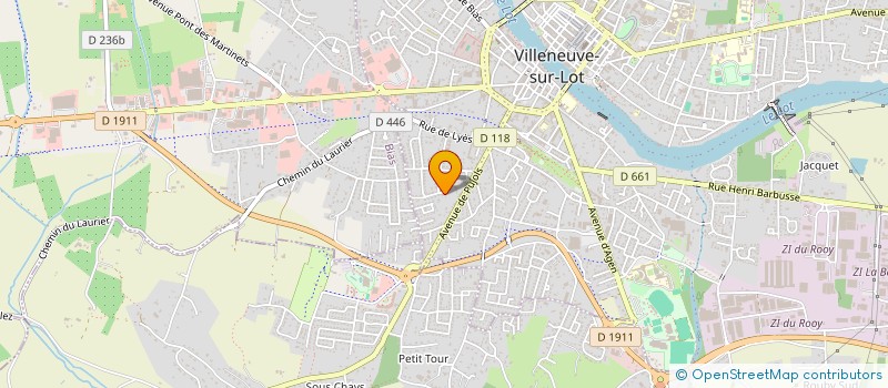 localisation de l'entreprise MADAME LAURENCE TOPPAN  VILLENEUVE-SUR-LOT