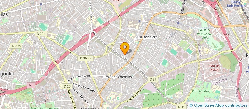 localisation de l'entreprise MADAME LAURENCE TORREGROSA à MONTREUIL