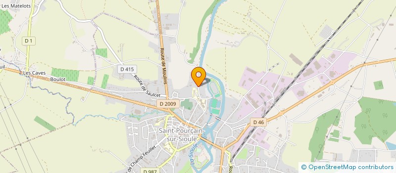 localisation de l'entreprise MADAME LAURENCE TOURRET  SAINT-POURCAIN-SUR-SIOULE