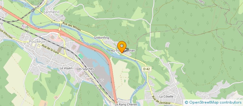 localisation de l'entreprise MADAME LAURENCE TOUSSAINT  JARMENIL