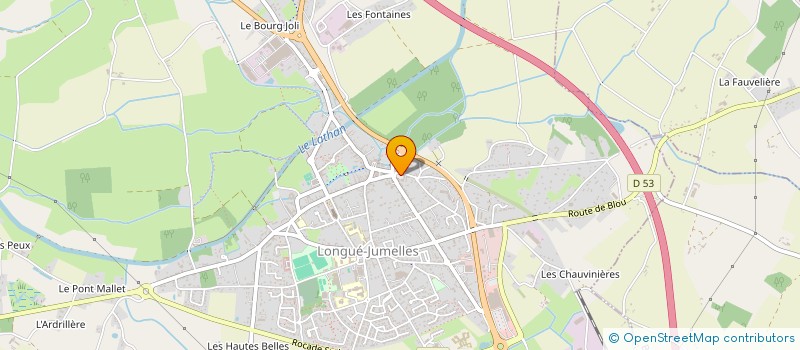 localisation de l'entreprise MADAME LAURENCE TOUZARD à GENNES-VAL-DE-LOIRE