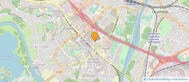 localisation de l'entreprise MADAME LAURENCE TRAN à CERGY