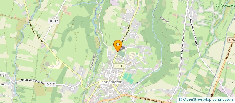 localisation de l'entreprise MADAME LAURENCE TRASI  LANNEMEZAN