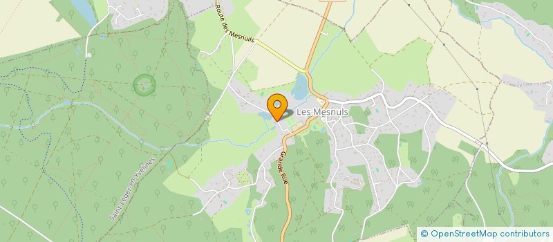 localisation de l'entreprise MADAME LAURENCE TRAVERS  LES MESNULS