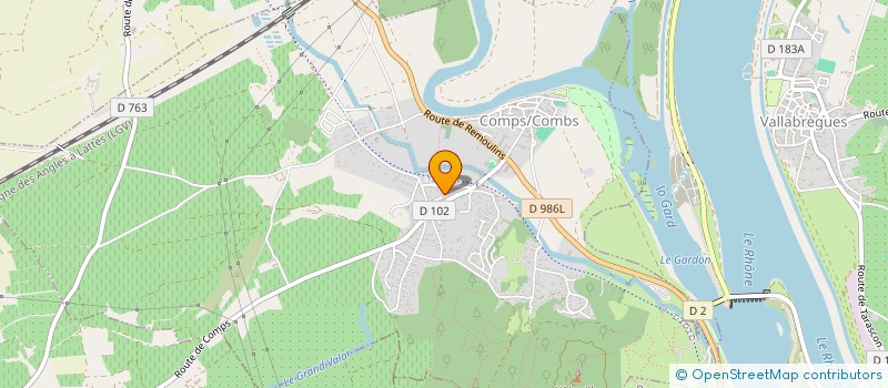 localisation de l'entreprise MADAME LAURENCE TROUCHAUD  COMPS