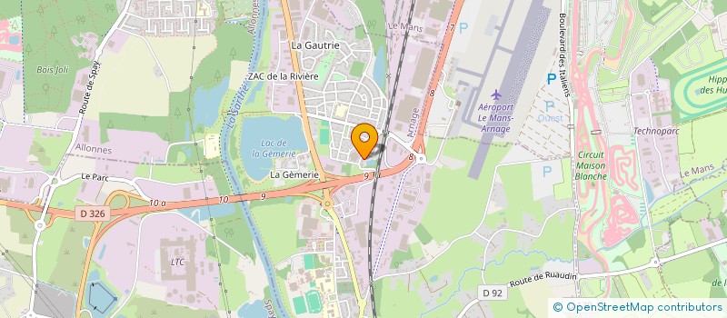 localisation de l'entreprise MADAME LAURENCE TROUILLARD  ARNAGE