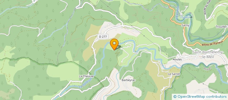 localisation de l'entreprise MADAME LAURENCE TROUILLER  SAINT-BARTHELEMY-LE-MEIL