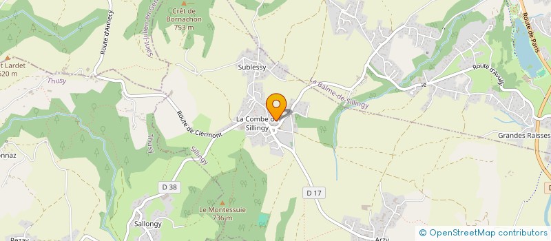 localisation de l'entreprise MADAME LAURENCE TRUC AUBIGNAT  SILLINGY