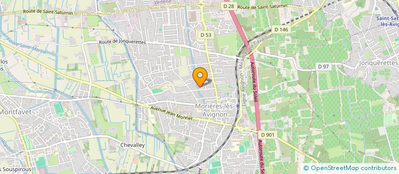 localisation de l'entreprise MADAME LAURENCE TURINI  MORIERES-LES-AVIGNON