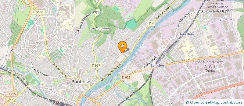 localisation de l'entreprise MADAME LAURENCE UDIMENT  PONTOISE