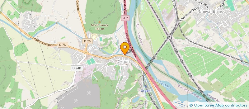 localisation de l'entreprise MADAME LAURENCE UFFREN  ORGON