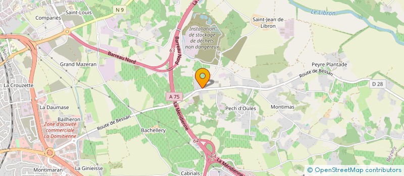 localisation de l'entreprise MADAME LAURENCE URGELLES à BEZIERS