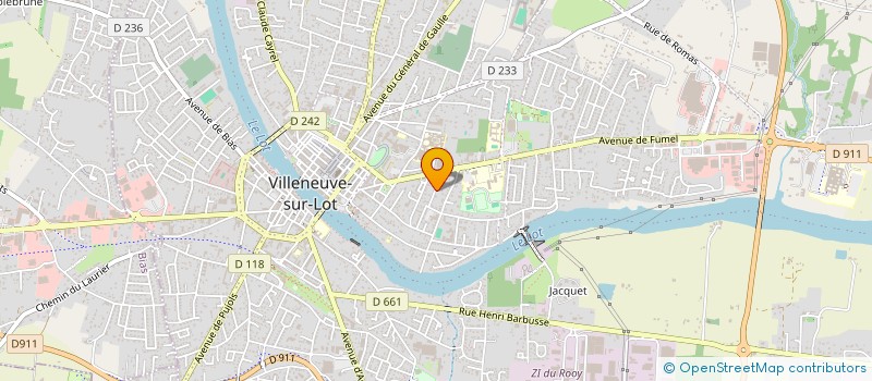 localisation de l'entreprise MADAME LAURENCE VALADE à BIAS