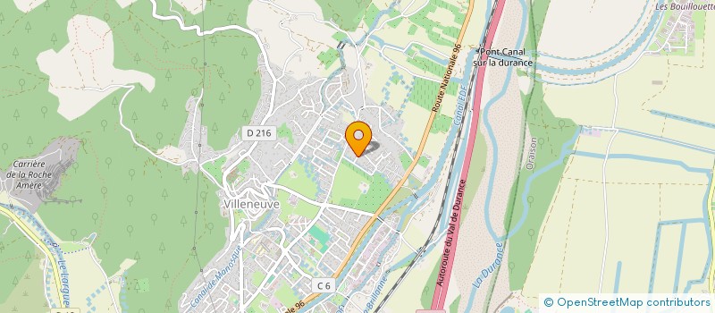 localisation de l'entreprise MADAME LAURENCE VALADE  VILLENEUVE