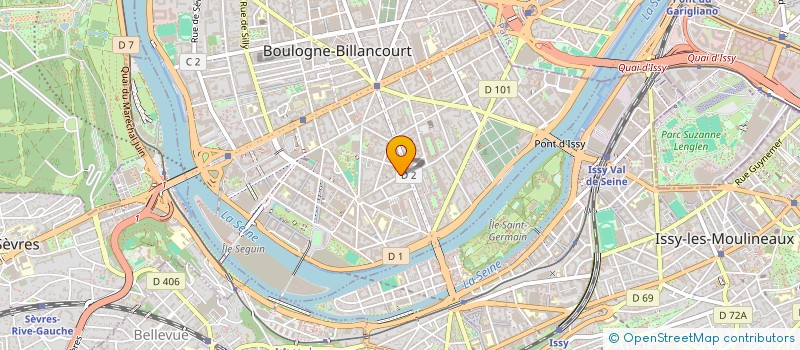 localisation de l'entreprise MADAME LAURENCE VAN DE WEGHE à BOULOGNE-BILLANCOURT
