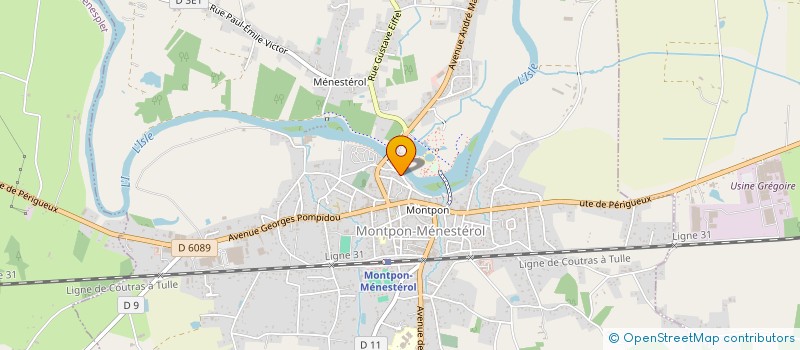 localisation de l'entreprise MADAME LAURENCE VANDENBERGHE  MONTPON-MENESTEROL