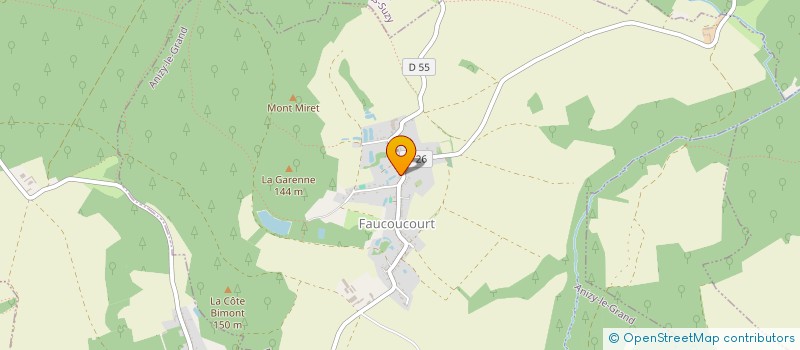 localisation de l'entreprise MADAME LAURENCE VANDERHOEVEN à ANIZY-LE-GRAND