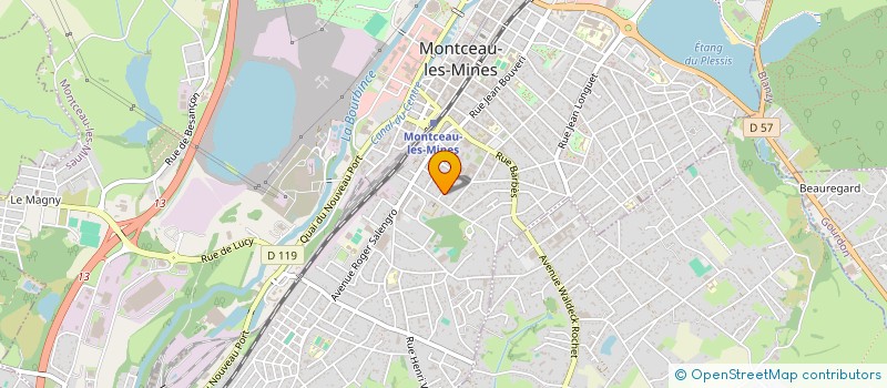 localisation de l'entreprise MADAME LAURENCE VANDERLINDEN à MONTCEAU-LES-MINES