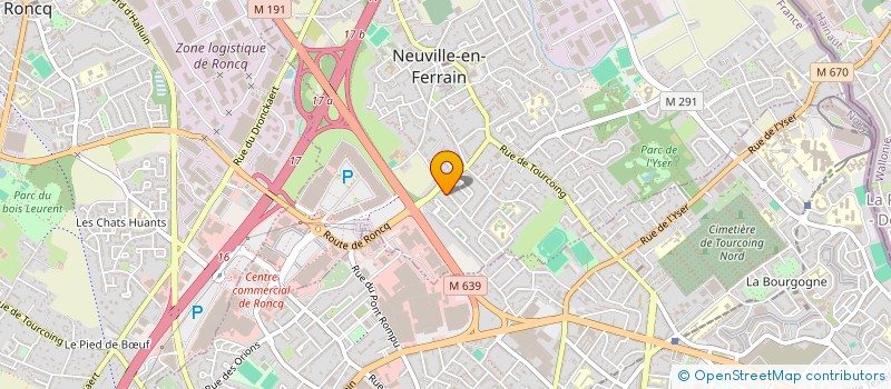 localisation de l'entreprise MADAME LAURENCE VANDEVYVER  NEUVILLE-EN-FERRAIN