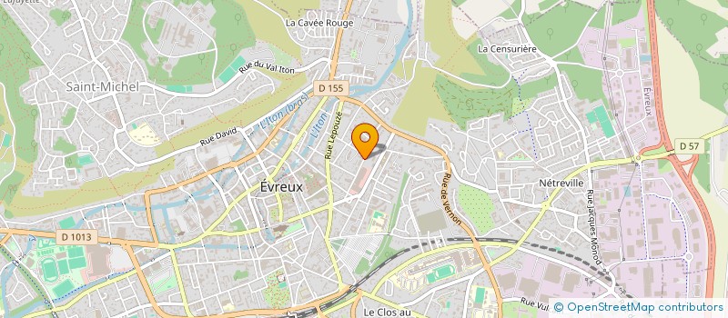 localisation de l'entreprise MADAME LAURENCE VANRYCKEGHEM  JOUY-SUR-EURE