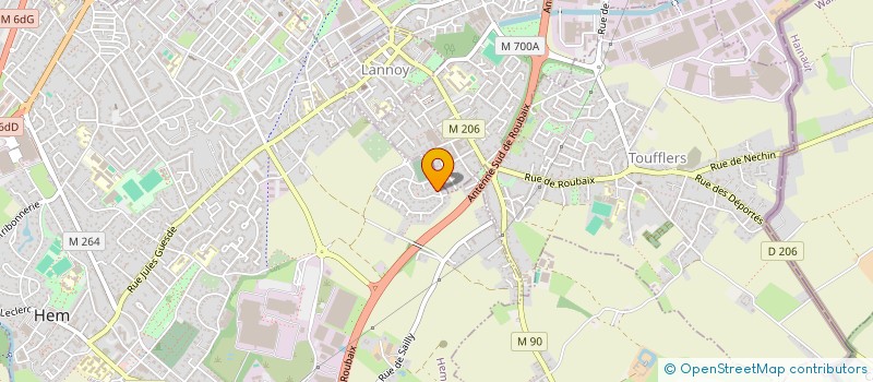 localisation de l'entreprise MADAME LAURENCE VANWAELSCAPPEL  HEM